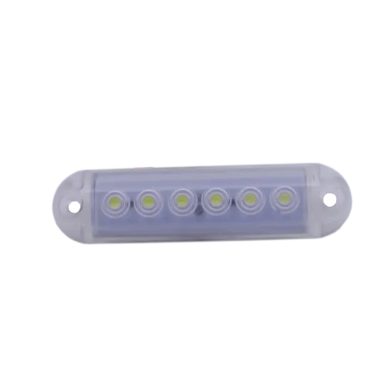 12V Waterproof IP68 White/Blue Slim Line LED Light for Marine Boats