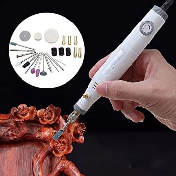 OEM 18W Adjustable Speed Mini Electric Drill Grinder Kit - DIY Polishing & Engraving Tool