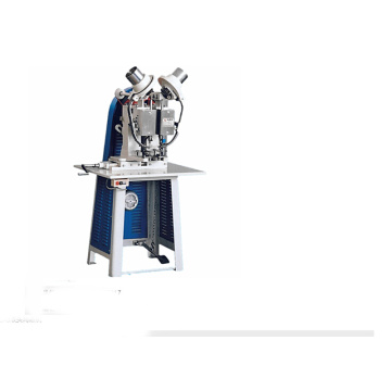 Semi automatic double head eyelet machine