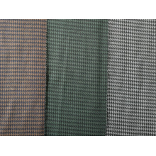 Houndstooth Design Knitted Jacquard Fabric For Clothes