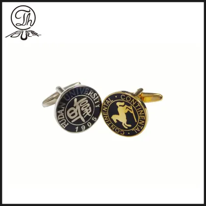 Personalised Hongkong Bauhinia flower cufflinks for men