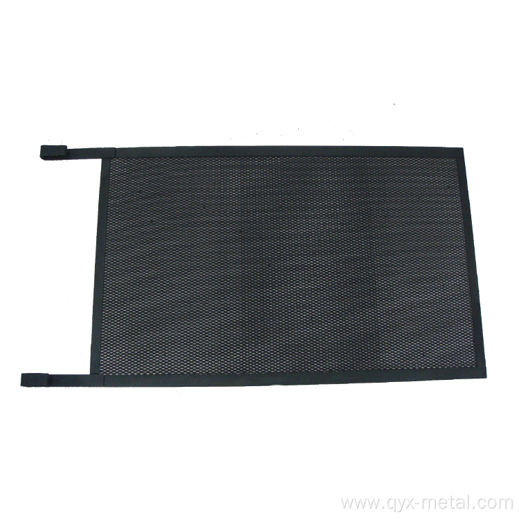 Titanium anode mesh for chlor-alkali electrolysis