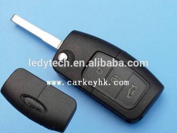 Car keys New product keys 3 button flip remote key fob blank cover with logo