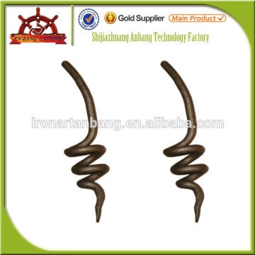 Easy to Weld Wrought Iron Forged Spears for Fence