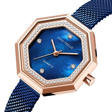 Mini Focus Reloj MF0304L - Neues Design Frauenquarz Uhr