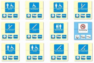 Professional Customized ADA Braille Products FZ-BDS11042