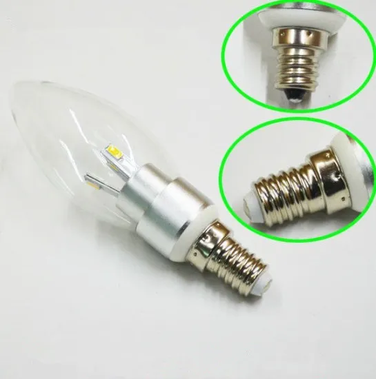 Smd Energy Efficient Led Candle Light Bulbs 3w With 3 Year Warranty