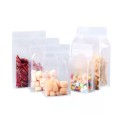 wholesale Food Packaging Flat Bottom Transparent bags