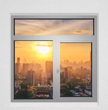 LVDUN Customized Aluminium Clad Wood Passive House Window