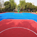 Sistemas de baloncesto al aire libre barato PP Pisos PP Tile