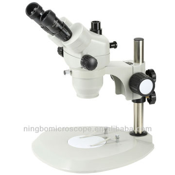 Professional 0.7-4.5x Trinocular Stereo Zoom Microscope with ZOM.05.S45T Model