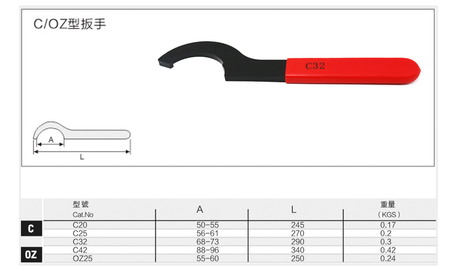 Hook Spanner Wrench