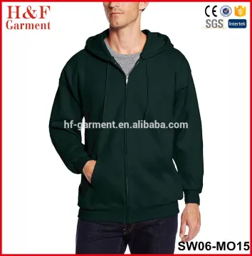 Custom zipper-Up High Quality Hoodies Men Plain Blank Sweatshirts