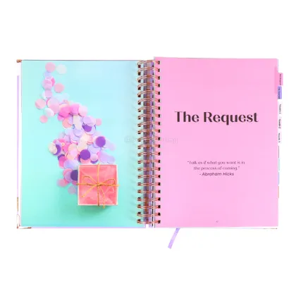 Customized spiral inspirational planning book printing