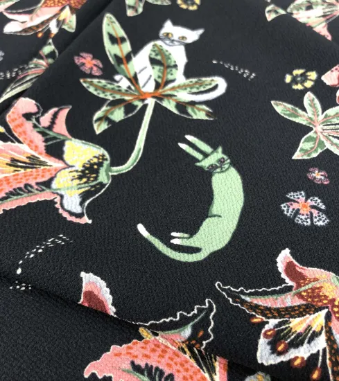 poly spandex fabric elastic belt crepe fabric bubble