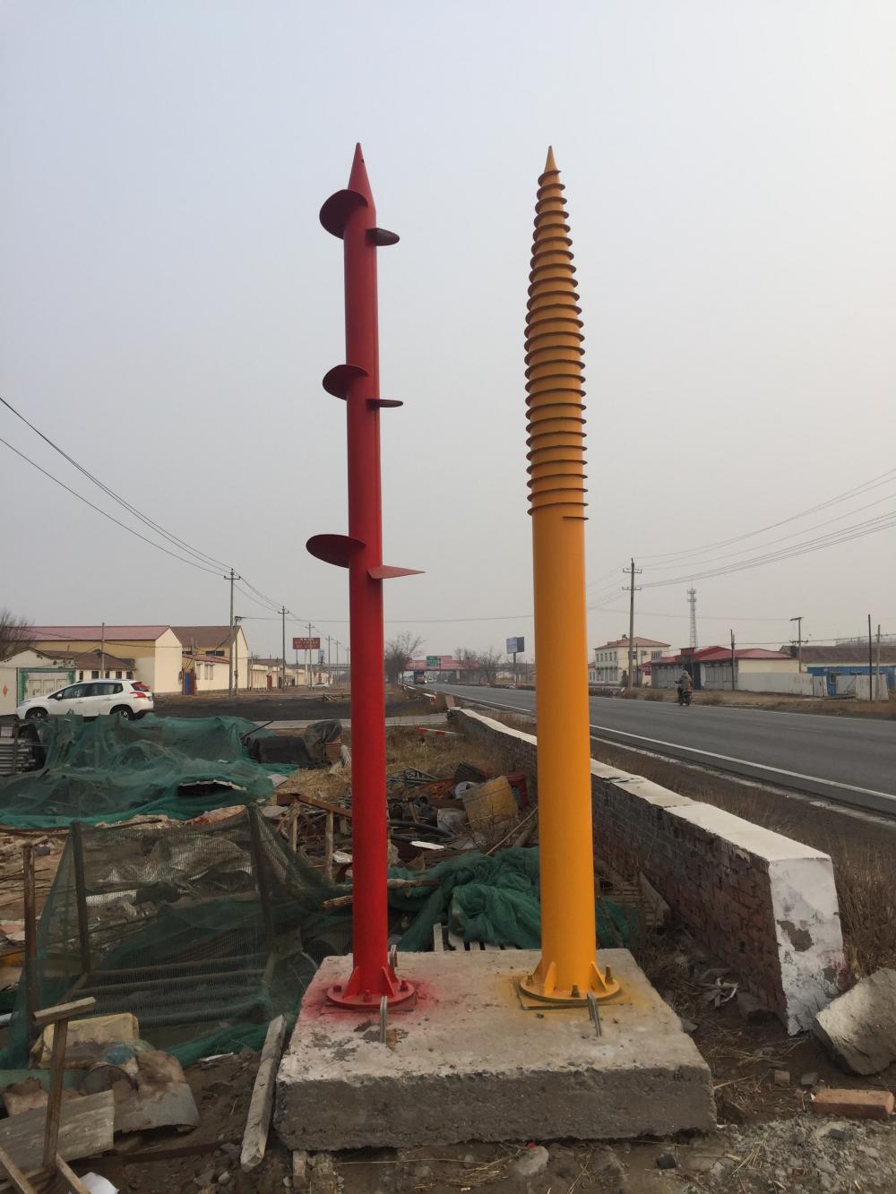 Huge Ground Screw Pile For Construction