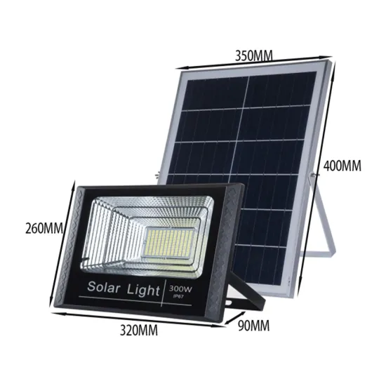 300W ABS Blue Carbon Solar Flood Lights: Outdoor Waterproof Industrial Lighting Solutions