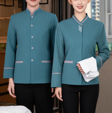 Pakaian kerja pembersihan hotel dan pakaian seragam untuk kakitangan pengemasan