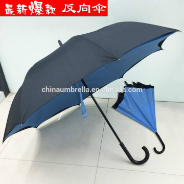 upside down umbrella reverse or inverted umbrella double layer