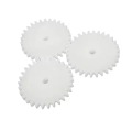 Precision Small Plastic White Texture Gear Plastic Parts