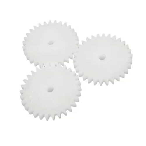 White Plastic Gear 20mm Custom Injection Molding Parts