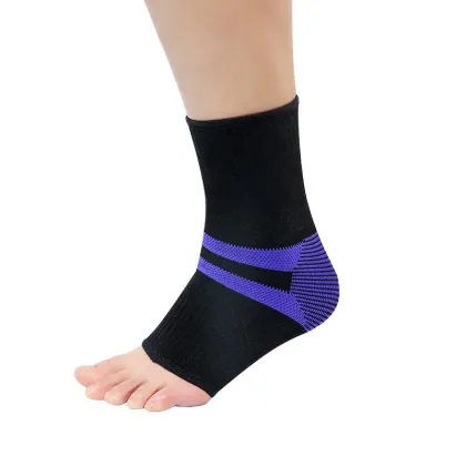 Gym Sports Fitness Workout Elastic Compression Ankle Brace Adjustable Support Protector Ankle Sleeve