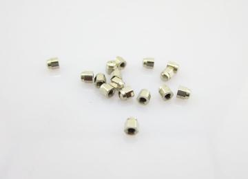 Optical Nickel Silver Hex Cap Rimless Eyeglasses Eyewear