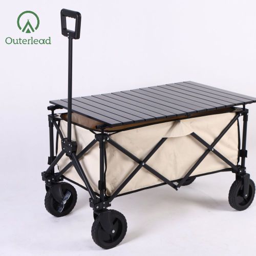  double decker folding wagon High Quality Outdoor Folding Wagon Cart Good Supplier