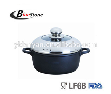 Cheap 20CM Aluminium die cast soup pot soup pan nonstick soup pan aluminium soup pot