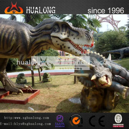Outdoor and indoor playground electron dinosaur