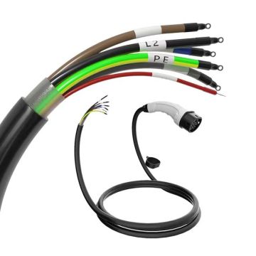 Kabel ładujący jednofazowy 32A IEC62196-2 typ 2 ev