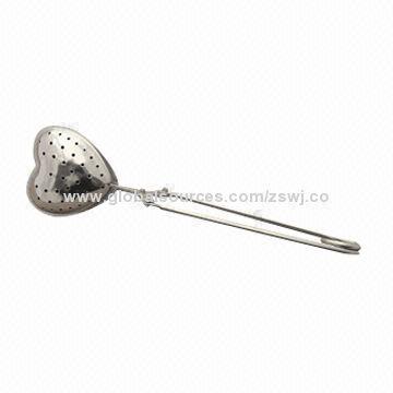 Heart-shaped Snap Type Tea Infuser