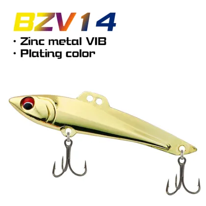 XUHANG BZV14 Zinc Vibrating Fish Metal Vibe Blade Sinking Vib Fishing Lure