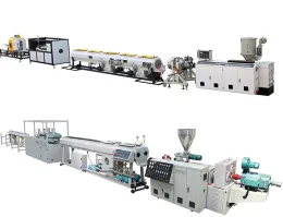 Double Strand PVC Pipe Production With High Efficiency