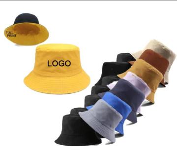 Custom Low Moq Cotton Fabric Bucket Hats with Logo - Sun Protection Caps