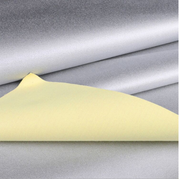 Heat Resistant Water-repellent Aramid Silver Coated Cloth Aluminized Aramid