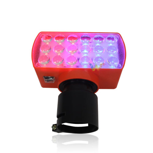 LED red blue traffic road cone barricade lights