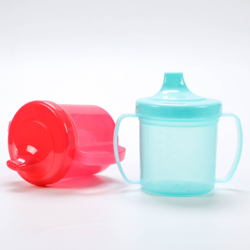 Wholesale 6OZ Food-Grade PP Kids Water Bottle with Handles for Easy Grip and Leak-Free Learning