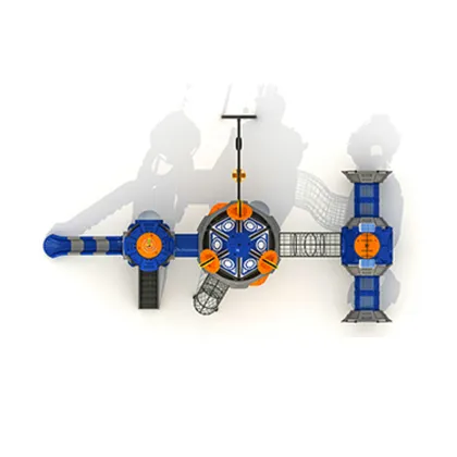 Compact Space Station Playground for Active Kids