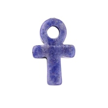 Lapis Lazuli Ankh Pendant (20x30mm) Handmade Craved for DIY Making Jewelry