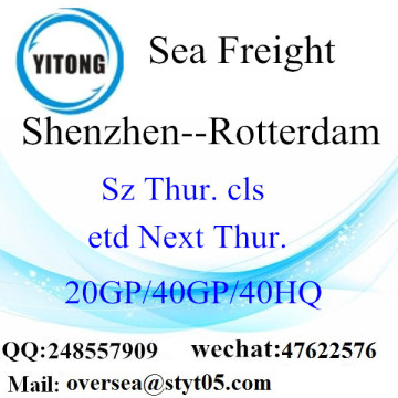 Puerto de Shenzhen LCL consolidación a Rotterdam