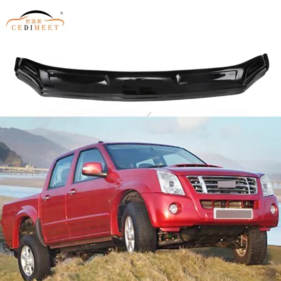 Black Acrylic Tinted Hood Guard for ISUZU D-MAX 2007-2011