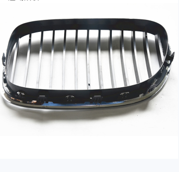 BMW 7 Series Grille F01/F02/F03: Custom Single Line Bright Black Tri-Color Grille Replacement