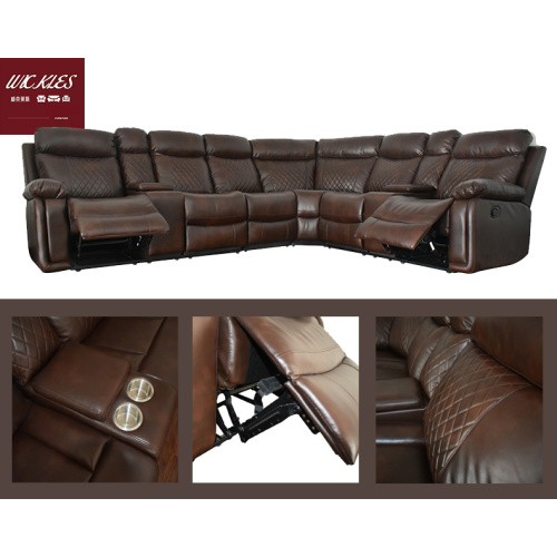 European Style Manual Recliner Sofa For Sale