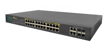 100 Mps nicht verwalteter POE-Switch mit 24 Ports