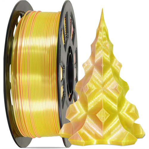 Dual-Color Silk PLA 3D Printing Filament