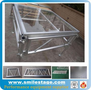 Aluminum Height Adjustable Glass Stages