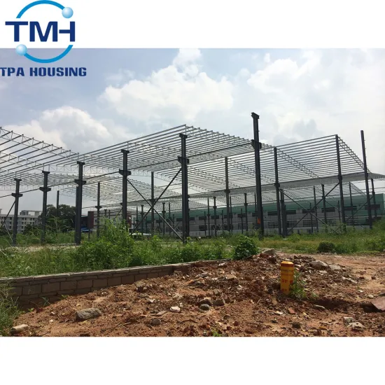 prefabricated steel structure warehouse workshop layout