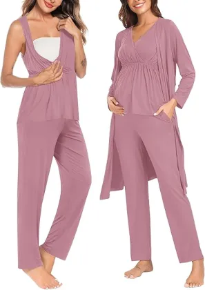 Maternity care robe set 3 pieces