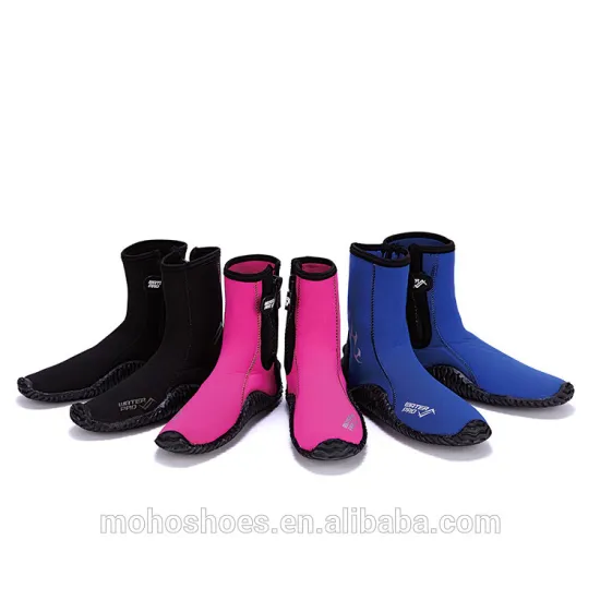 flying neoprene fishing diving boot with zipper for men